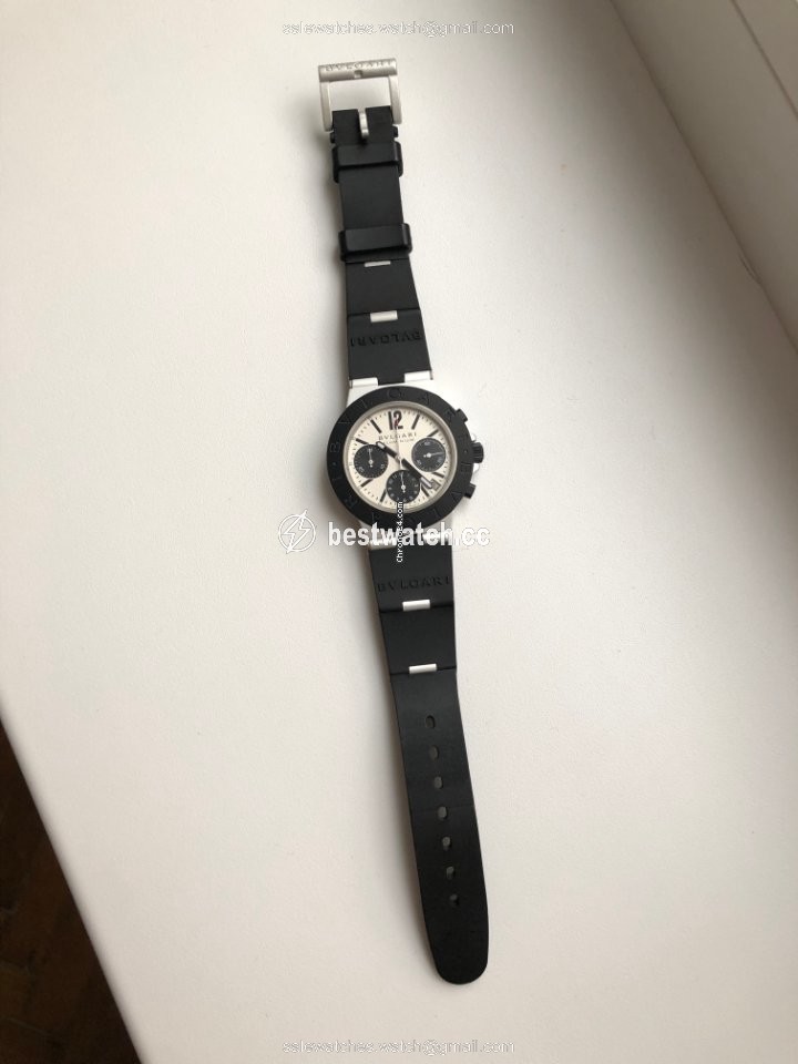 IMG_9086 Bulgari Diagono Mens watch Unisex Automatic Aluminum AC 38 TA 3