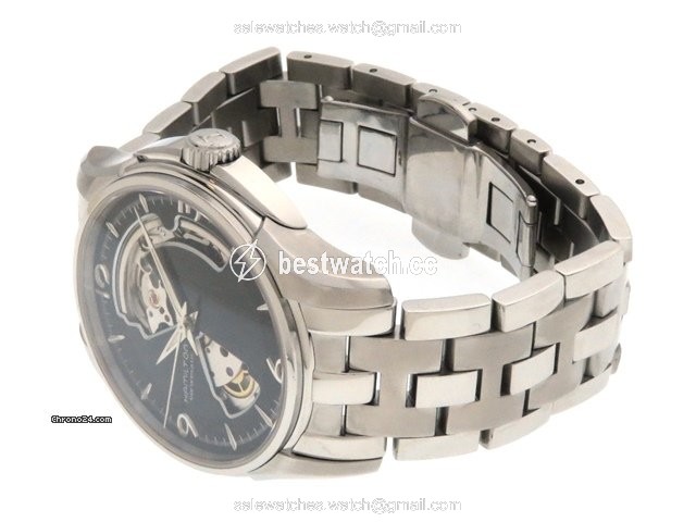 IMG_9086 Hamilton Jazzmaster Open Heart Mens watch Unisex Automatic Steel H325650 3