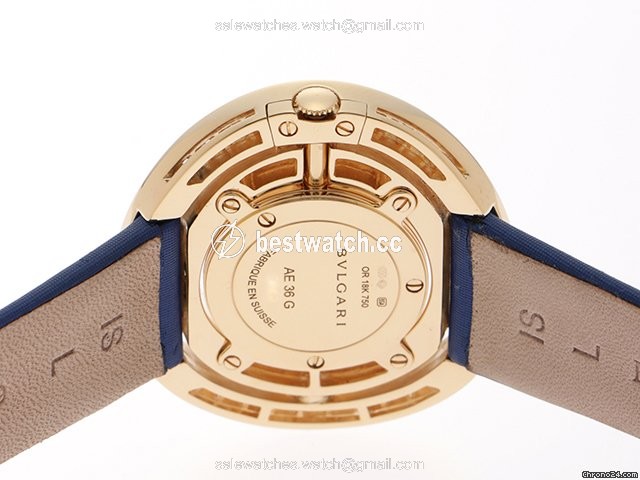 Bulgari Womens watch Quartz Yellow gold AE36G 3
