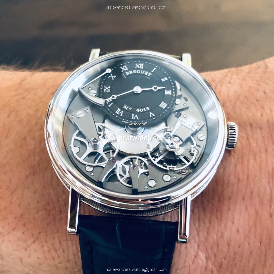 IMG_9086 Breguet Tradition Mens watch Unisex Manual winding White gold 7027BB 11 9V6 3