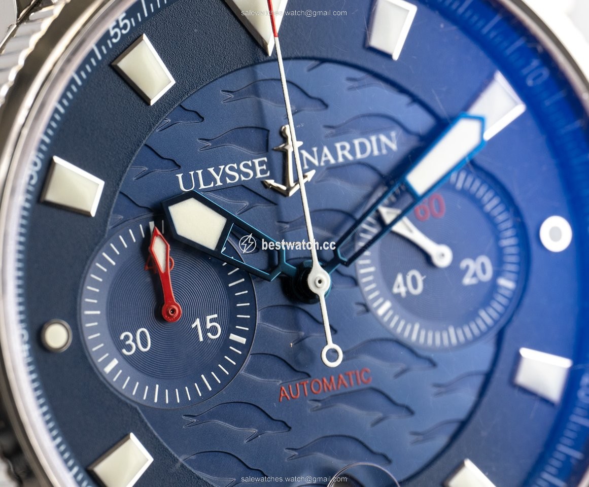 Ulysse Nardin Blue Seal Mens watch Unisex Automatic Steel 353-68LE-3 3