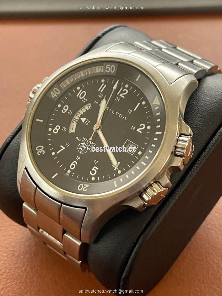 IMG_9086 Hamilton Khaki Navy Mens watch Unisex Automatic Steel H77615133 3