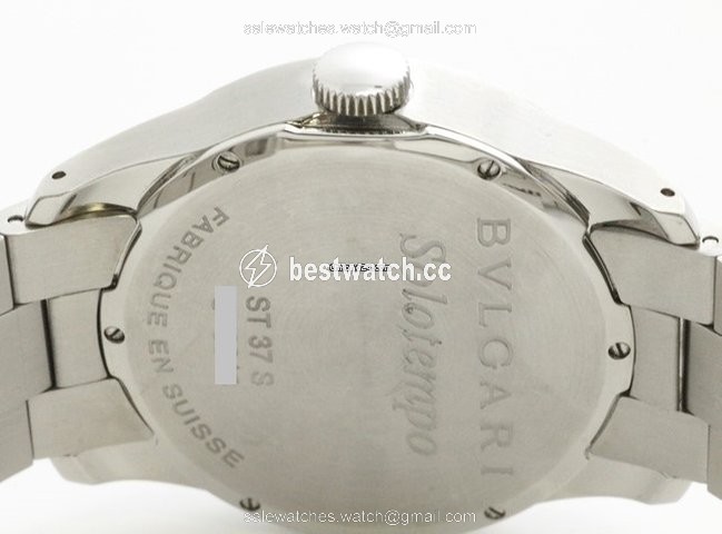 IMG_9086 Bulgari Solotempo Mens watch Unisex Quartz Steel ST37S 3