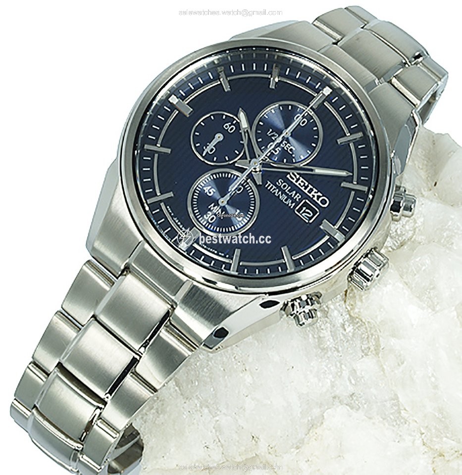 Seiko Mens watch Unisex Quartz Titanium SSC365P1 3
