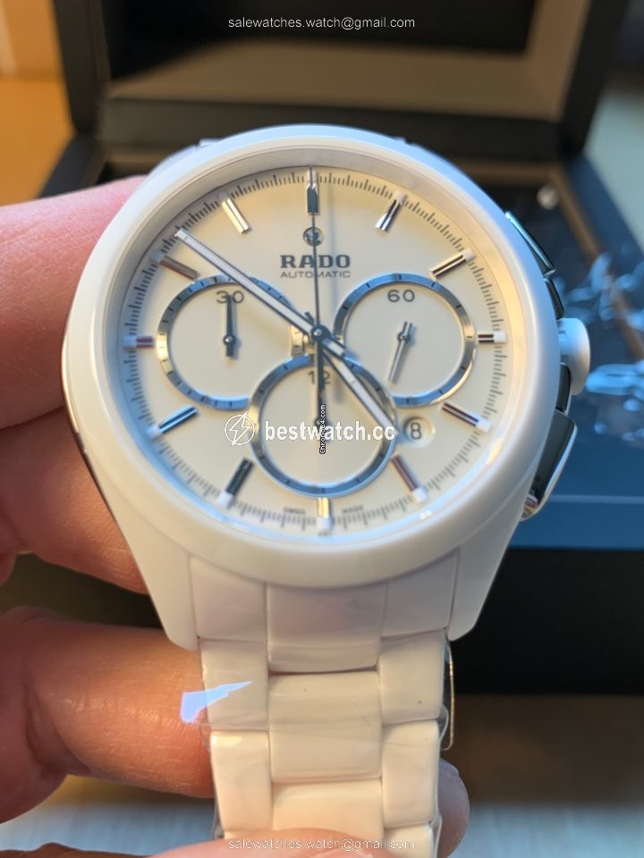 IMG_9086 Rado HyperChrome Chronograph Mens watch Unisex Automatic Ceramic R32274012 3