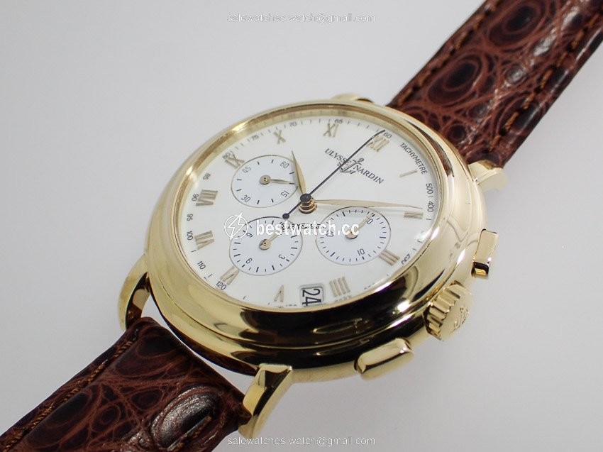 IMG_9086 Ulysse Nardin Mens watch Unisex Automatic Yellow gold 421-22 3