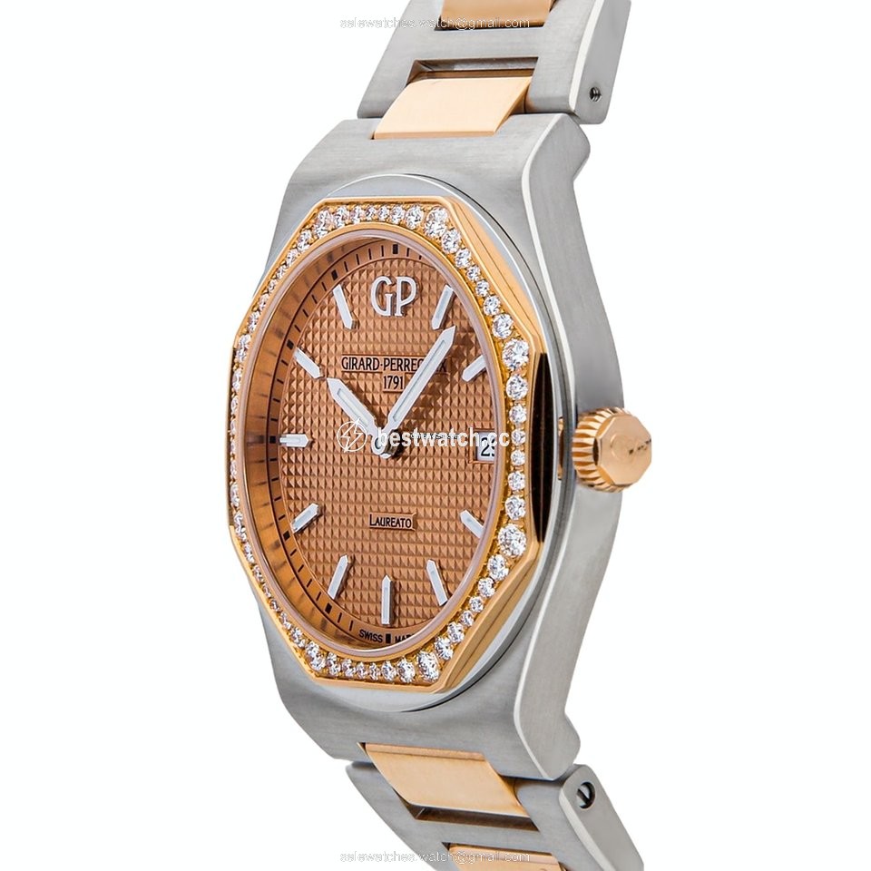 IMG_9086 Girard Perregaux Laureato Womens watch Quartz Steel 80189D56A331-56A 3