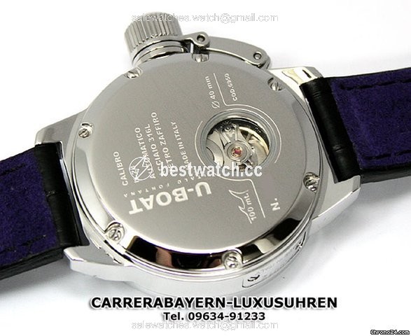 IMG_9086 U-Boat Classico Mens watch Unisex Automatic Steel 6950 3