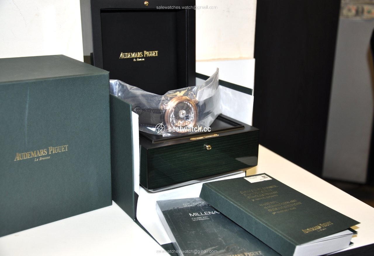 IMG_9086 Audemars Piguet Millenary 4101 Mens watch Unisex Automatic Rose gold Ref. 15350OR.OO.D093CR.01 3