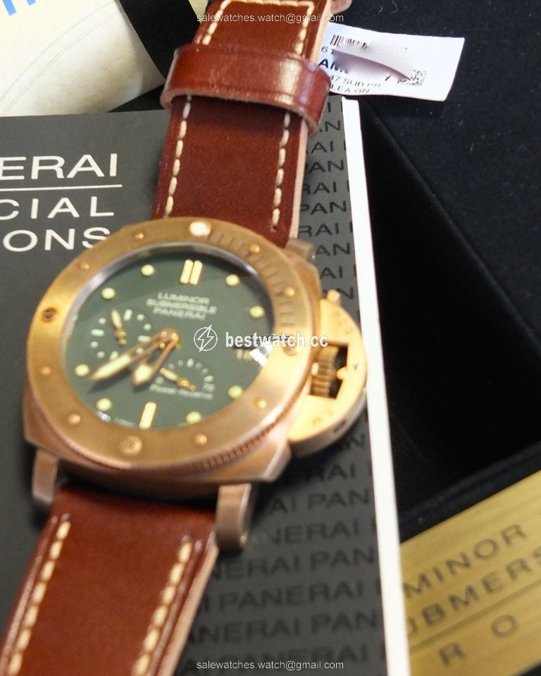 IMG_9086 Panerai Special Editions Mens watch Unisex Automatic PAM00507 PAM507 507 Bronzo NEU 3