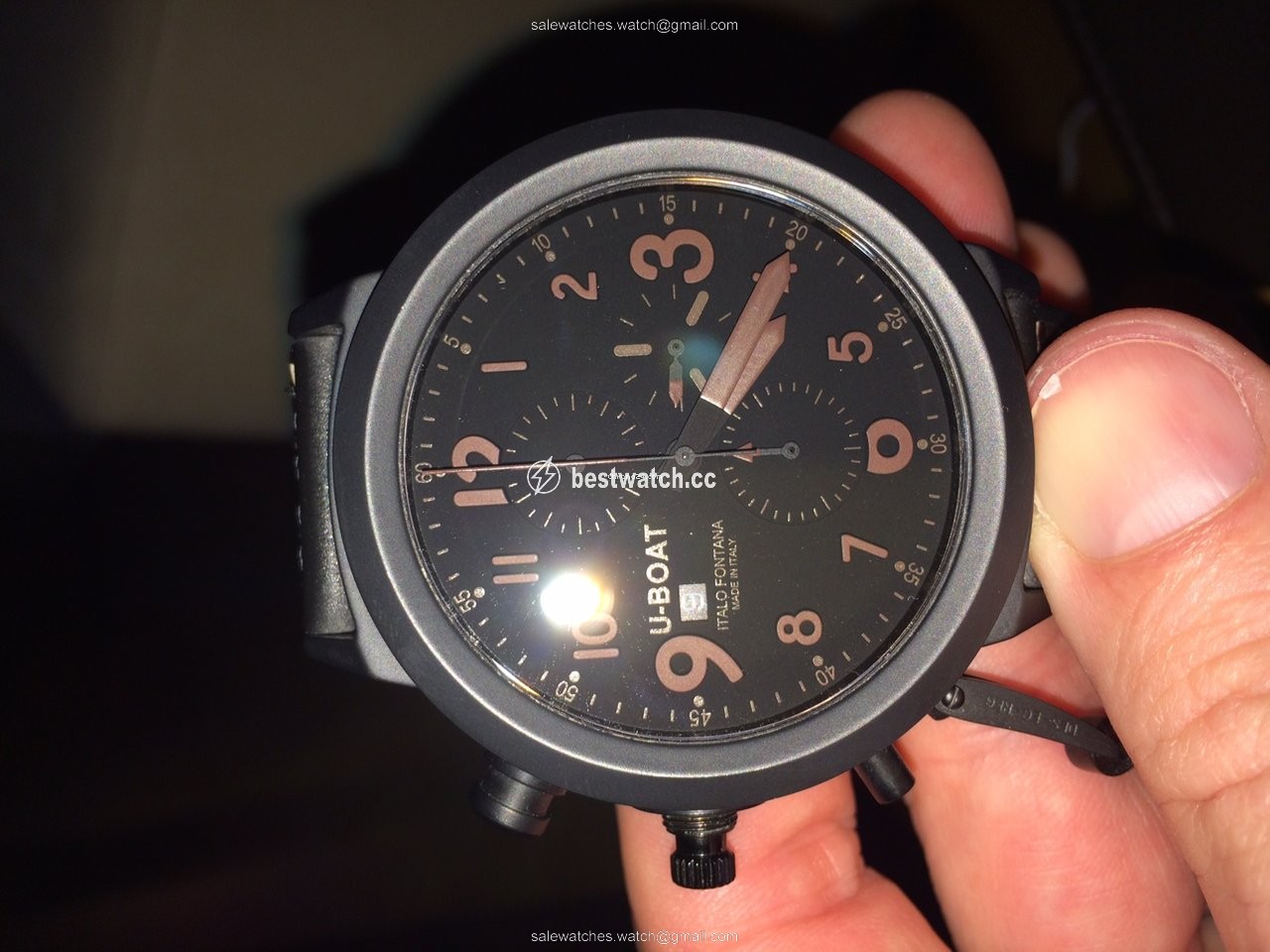 IMG_9086 U-Boat Flightdeck Mens watch Unisex Automatic Ceramic 5413 3