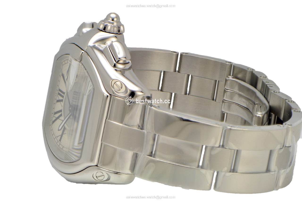 IMG_9086 Cartier Roadster Mens watch Unisex Automatic Steel 2618 - W62019X6 3