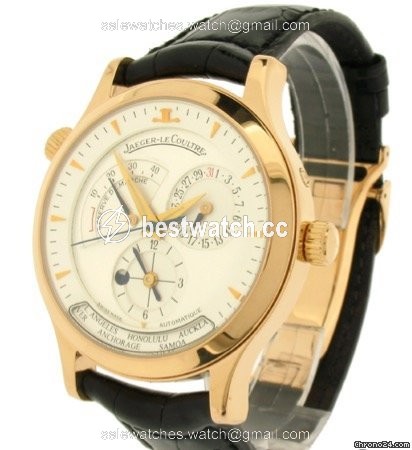 IMG_9086 Jaeger-LeCoultre Master Geographic Mens watch Unisex Automatic Rose gold 142.240.922B 3