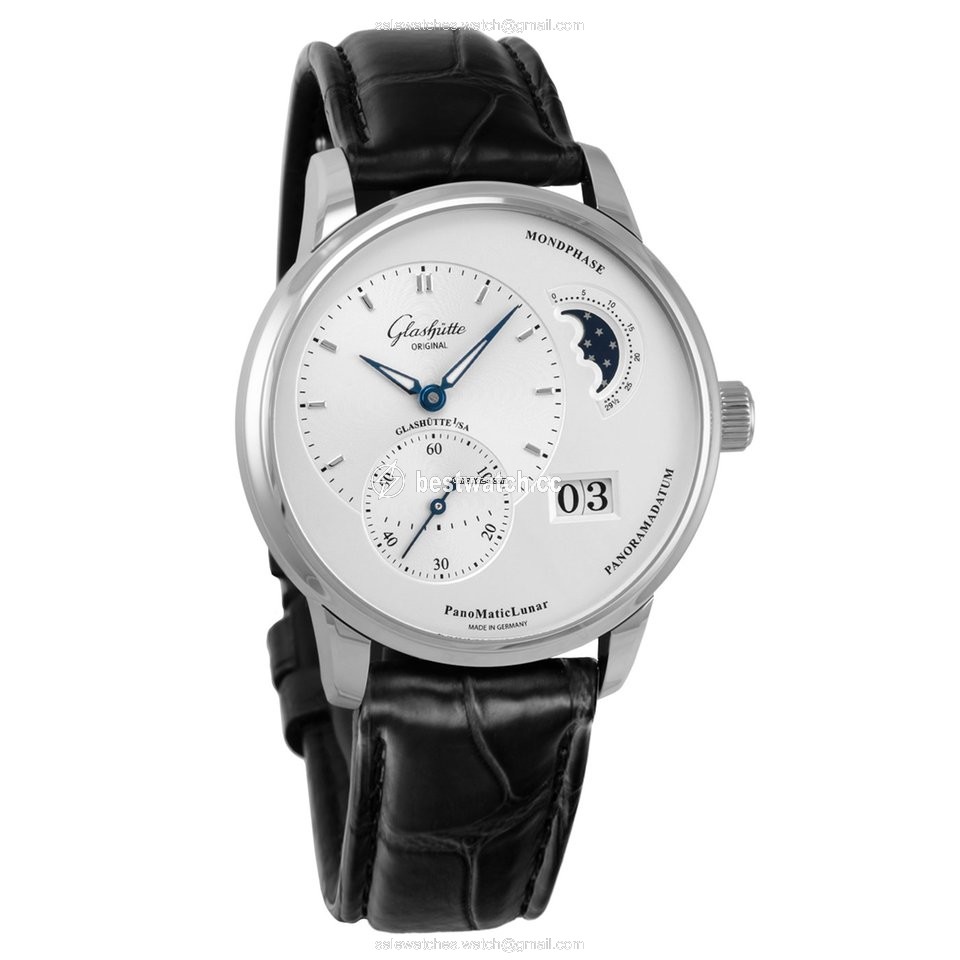 IMG_9086 Glashutte Original PanoMaticLunar Mens watch Unisex Automatic Steel 1-90-02-42-32-05 or 90-02-42-32-05 3