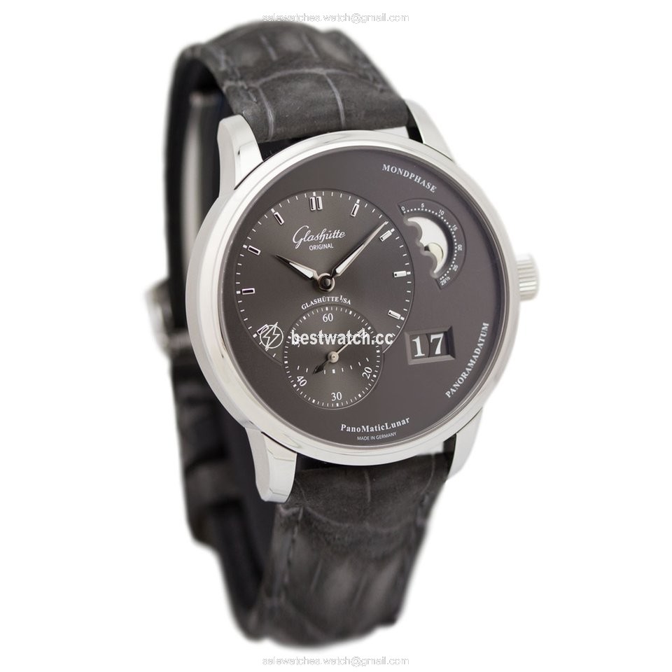 IMG_9086 Glashutte Original PanoMaticLunar Mens watch Unisex Automatic Steel 1-90-02-43-32-05 or 90-02-43-32-05 3