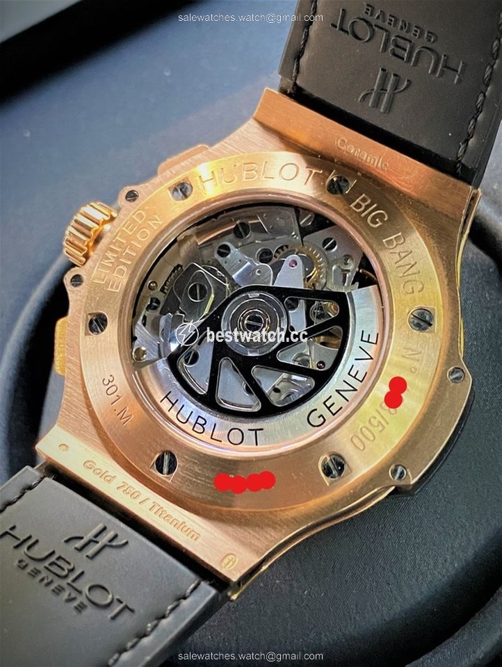 IMG_9086 Hublot Big Bang Aero Bang Mens watch Unisex Automatic Rose gold 310.PT.1180.RX 3