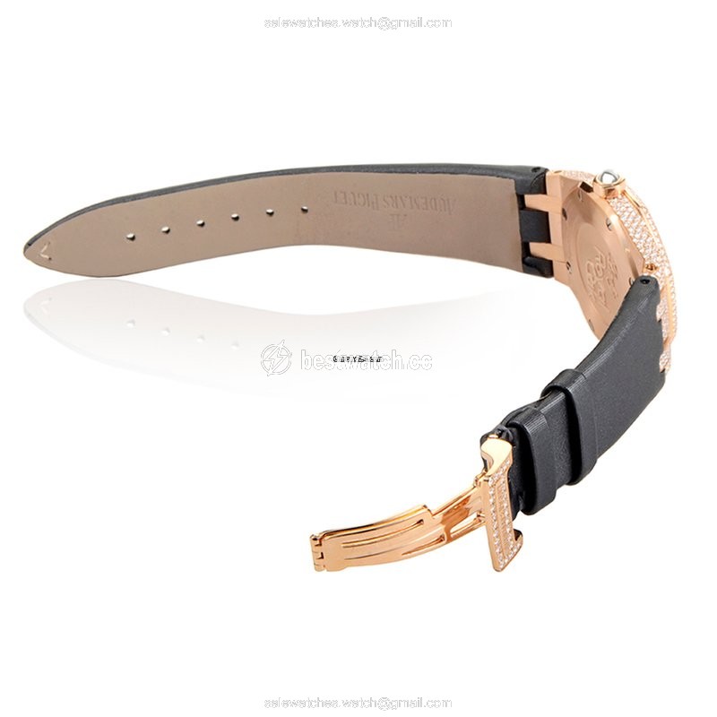 IMG_9086 Audemars Piguet Royal Oak Lady Womens watch Quartz Rose gold 67605OR.ZZ.D009SU.01 3