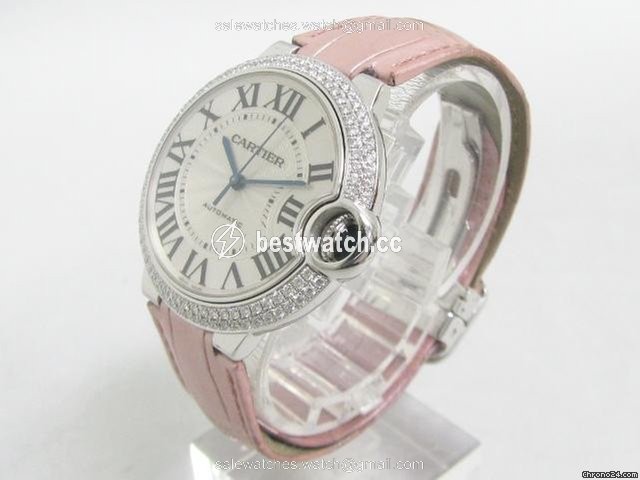 IMG_9086 Cartier Ballon Bleu 36mm Womens watch Automatic White gold WE900651 3