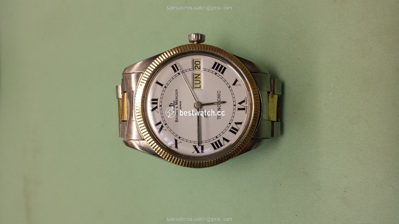 IMG_9086 Baume & Mercier Mens watch Unisex Quartz Gold Steel 5101 3