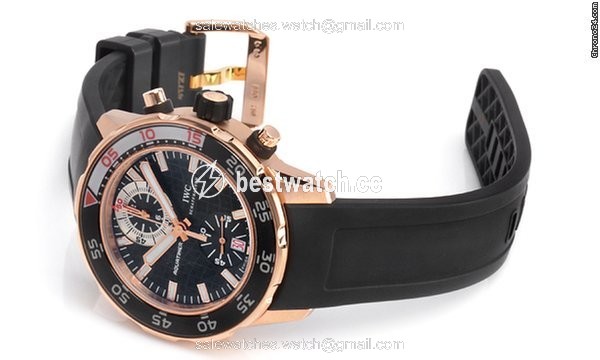 IMG_9086 IWC Aquatimer Chronograph Mens watch Unisex Automatic Rose gold IW376903 3