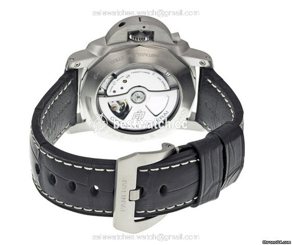 IMG_9086 Panerai Luminor 1950 3 Days GMT Power Reserve Automatic Mens watch Unisex Automatic Steel PAM00321 3