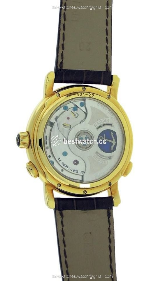 Ulysse Nardin GMT + - Perpetual Mens watch Unisex Automatic Yellow gold 321-22-31 3