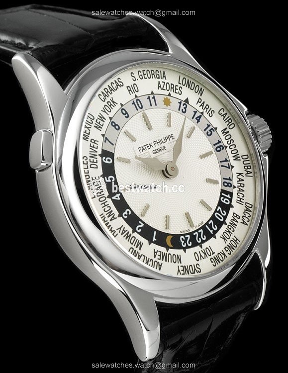 Patek Philippe World Time Mens watch Unisex Automatic White gold 5110G-001 3