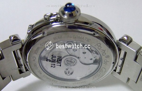 IMG_9086 Cartier Pasha Mens watch Unisex Automatic Steel W31093M7 3
