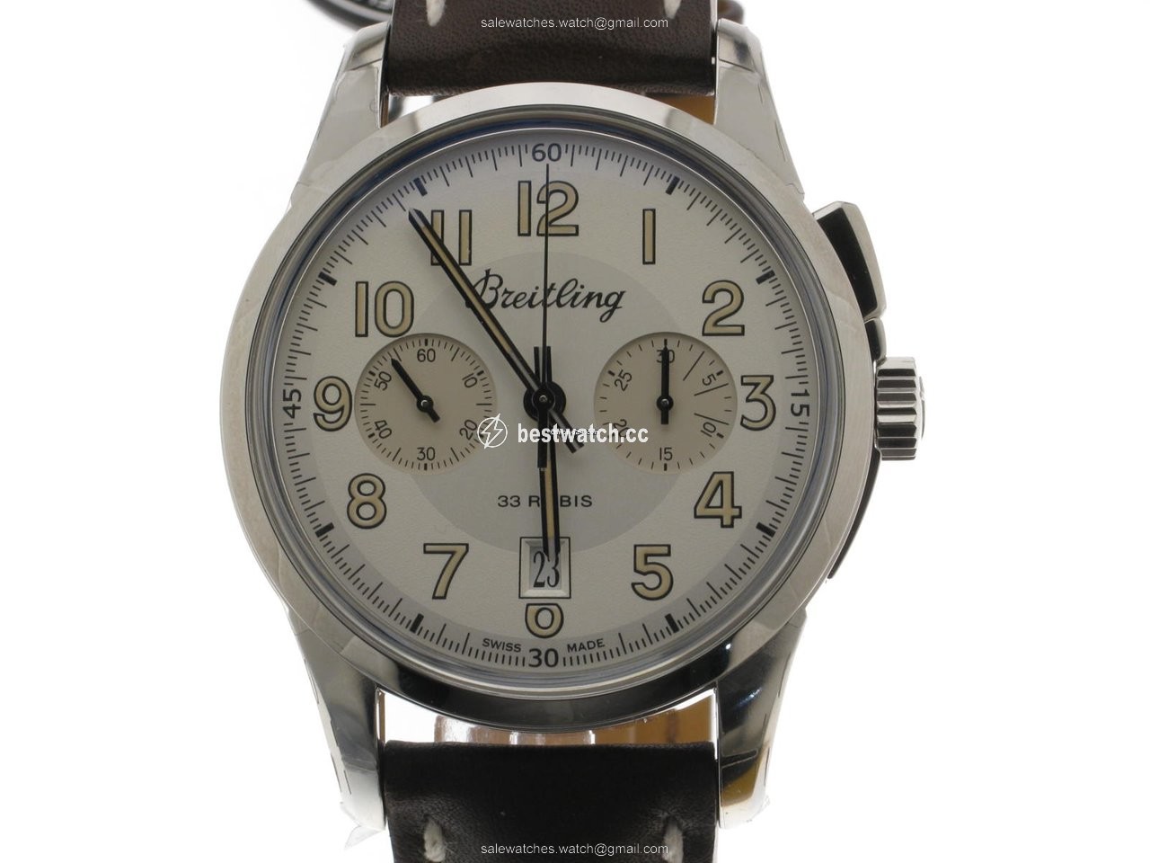IMG_9086 Breitling Transocean Chronograph 1915 Mens watch Unisex Automatic Steel AB141112 G799 437X 3