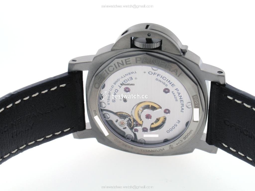 IMG_9086 Panerai Luminor Base 8 Days Mens watch Unisex Manual winding Titanium PAM0562 3