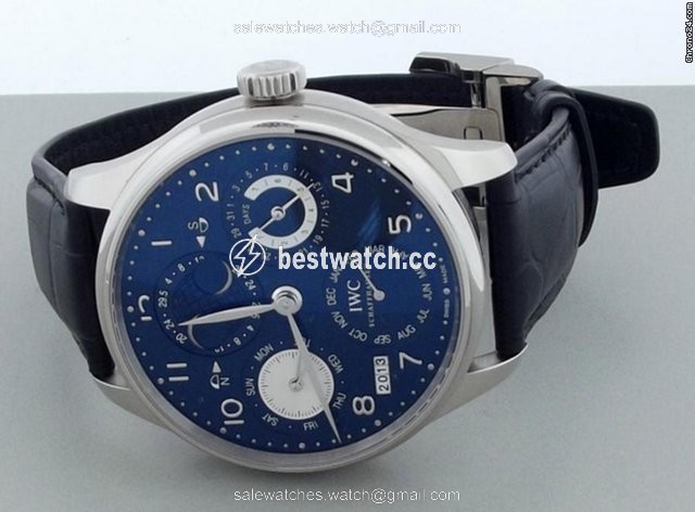 IWC Portuguese Perpetual Calendar Mens watch Unisex Automatic White gold IW503203 3