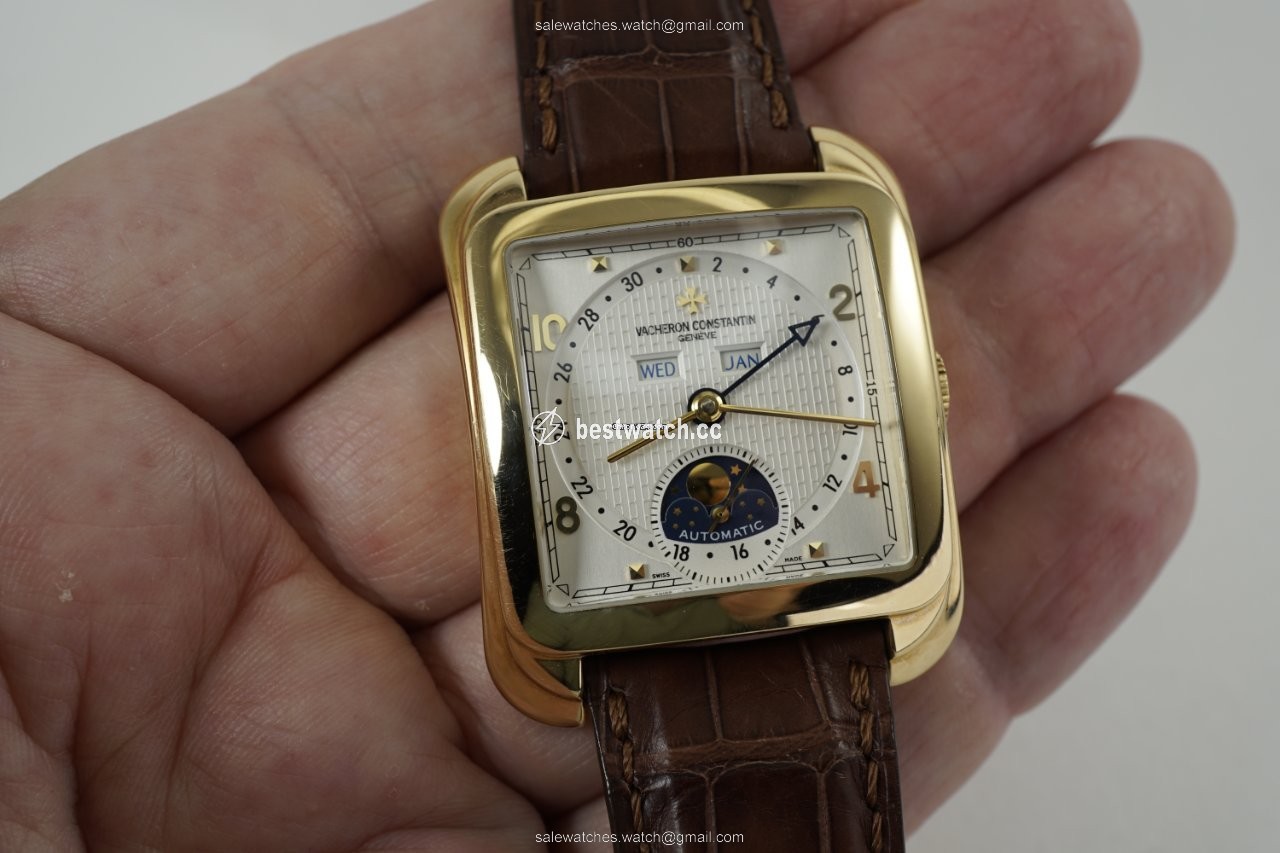 IMG_9086 Vacheron Constantin Historiques Mens watch Unisex Automatic Yellow gold 47300 000j 3