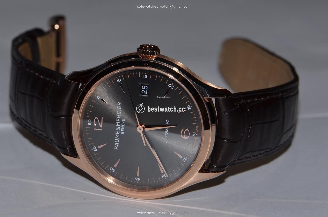IMG_9086 Baume & Mercier Clifton Mens watch Unisex Automatic Rose gold 10059 3
