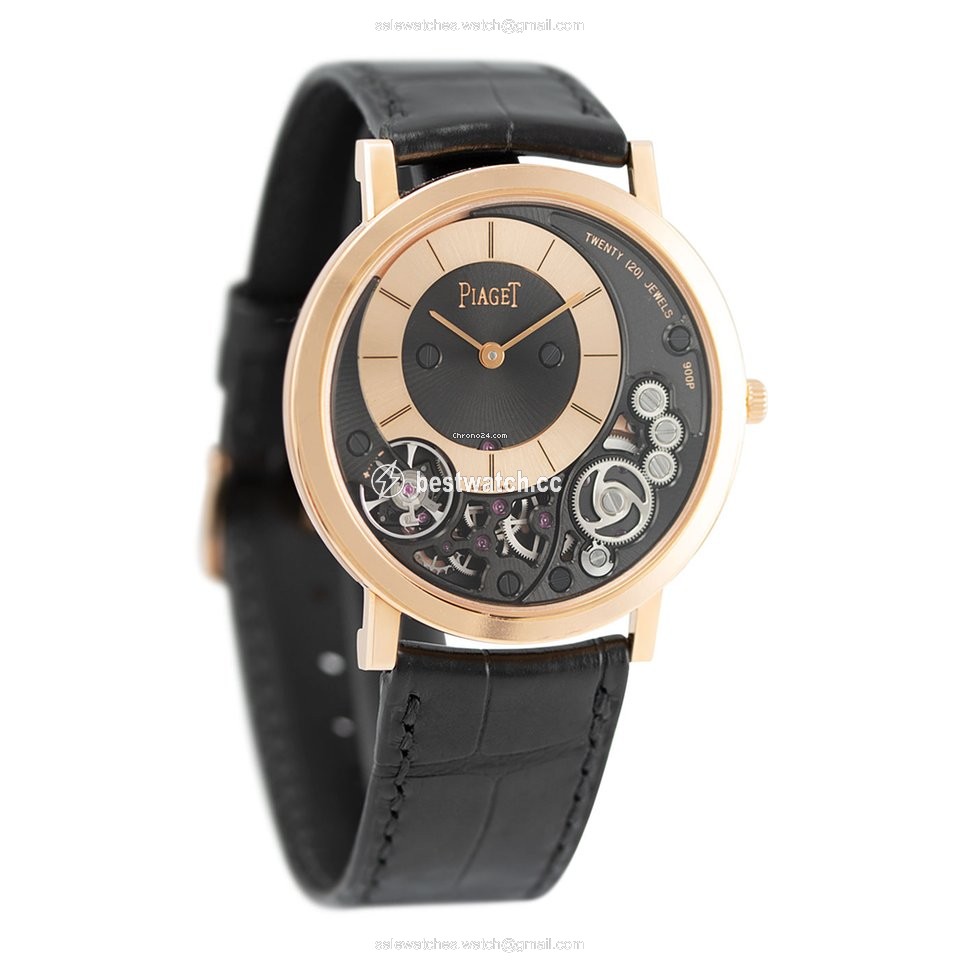IMG_9086 Piaget Altiplano Mens watch Unisex Manual winding Rose gold G0A41011 3