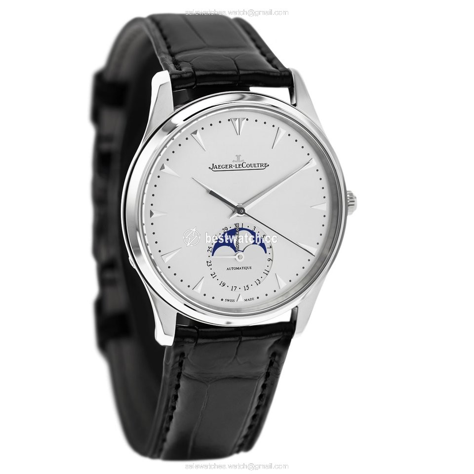 Jaeger-LeCoultre Master Ultra Thin Moon Mens watch Unisex Automatic Steel Q1368420 or 1368420 3