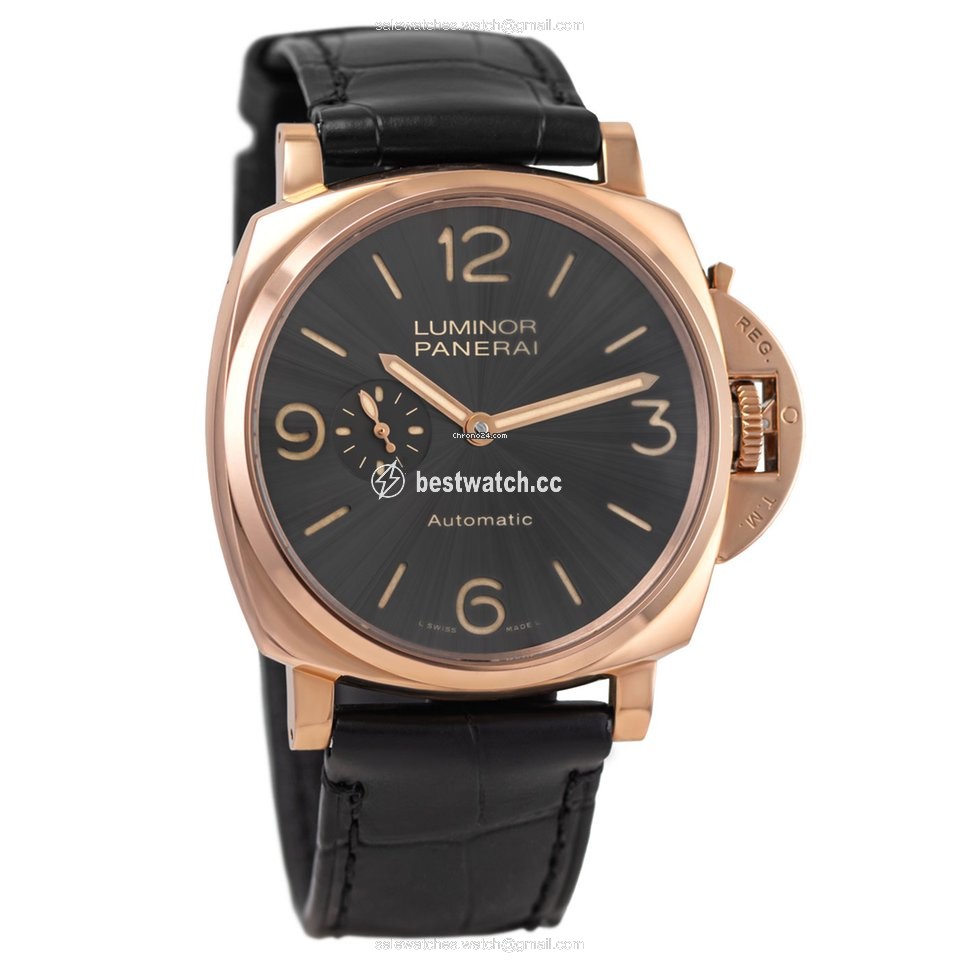 IMG_9086 Panerai Luminor Due Mens watch Unisex Automatic Red gold PAM00675 or PAM675 3