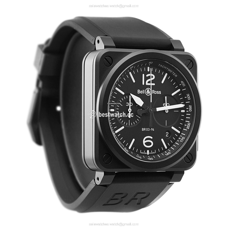IMG_9086 Bell & Ross BR 03-94 Chronographe Mens watch Unisex Automatic Ceramic BR0394-BL-CE 3