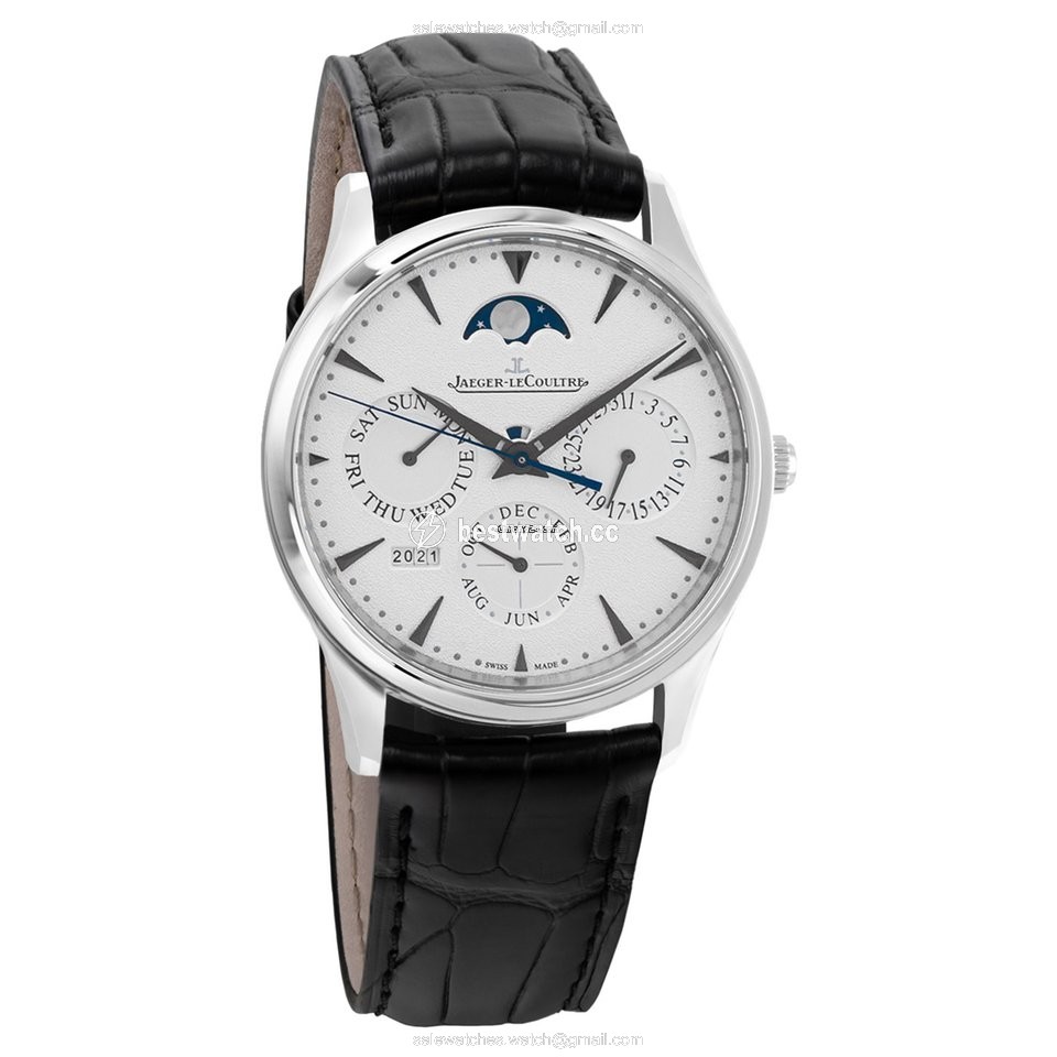 Jaeger-LeCoultre Master Ultra Thin Perpetual Mens watch Unisex Automatic White gold Q1303520 or 1303520 3