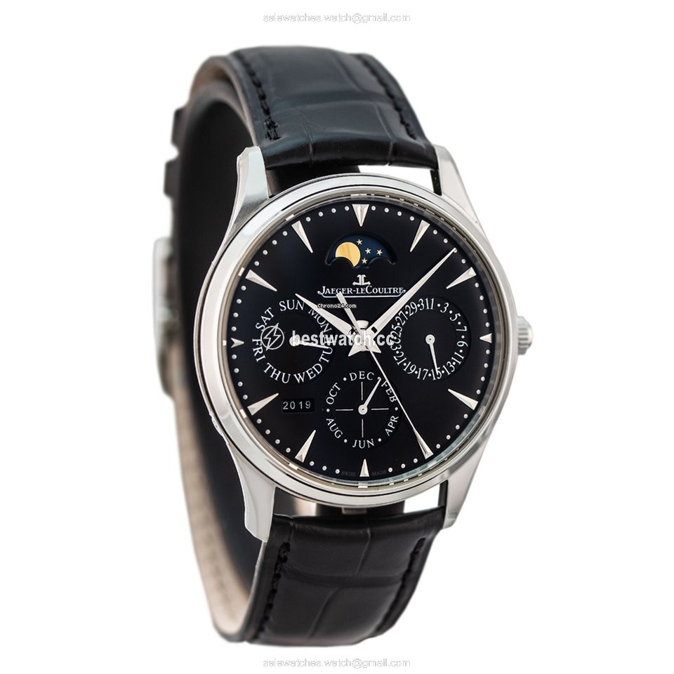 Jaeger-LeCoultre Master Ultra Thin Perpetual Mens watch Unisex Automatic Steel Q1308470 or 1308470 3