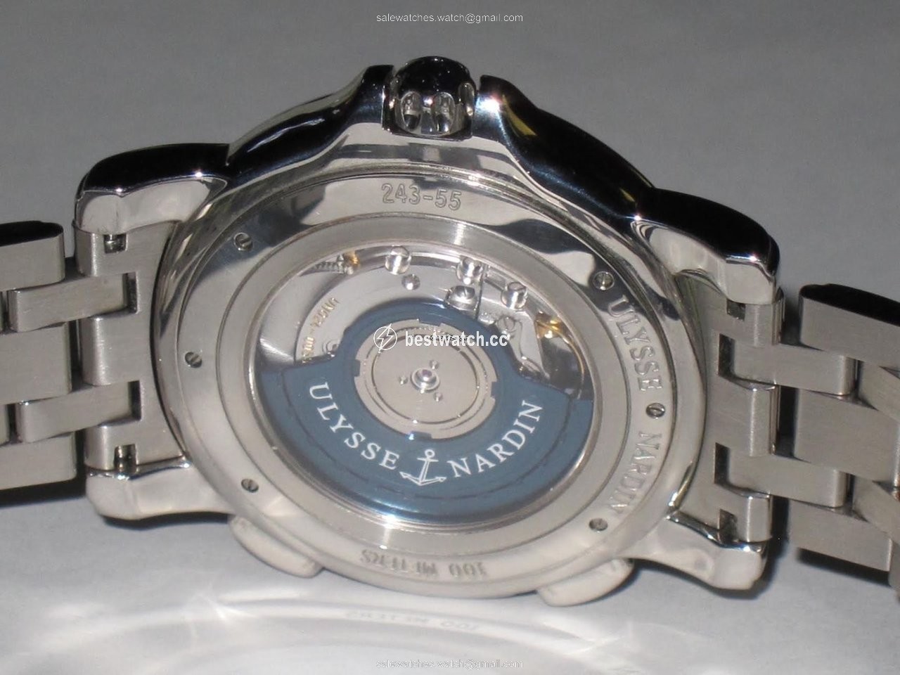IMG_9086 Ulysse Nardin Dual Time Mens watch Unisex Automatic Steel 243-55-7 91 3