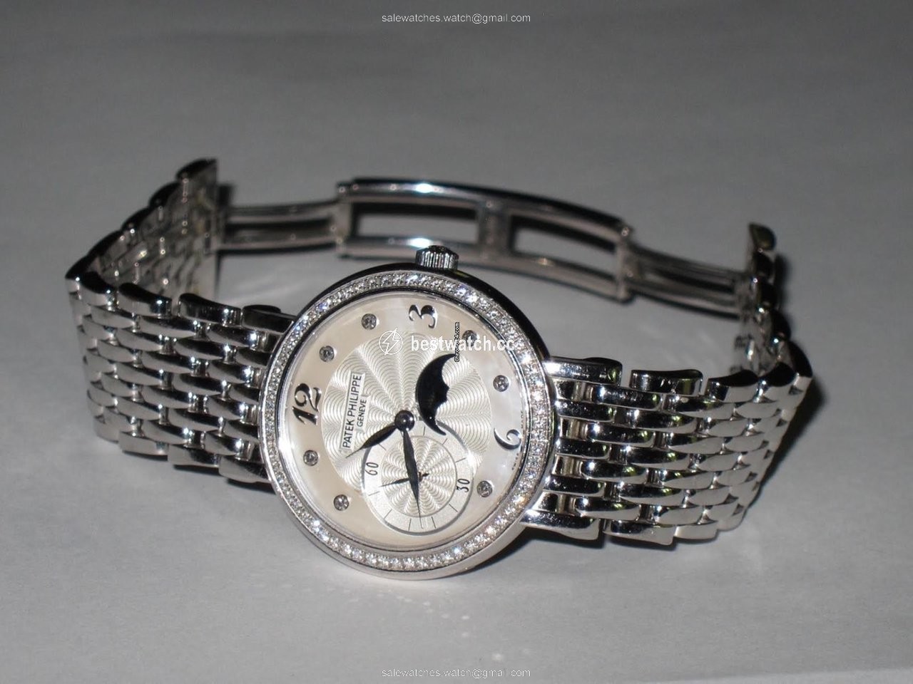 IMG_9086 Patek Philippe Calatrava Womens watch Manual winding White gold 4958 1G 3