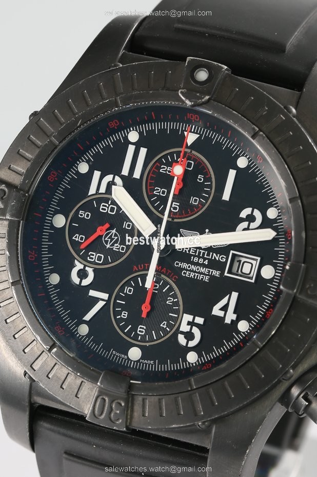 IMG_9086 Breitling Super Avenger Mens watch Unisex Automatic Steel M13370 3