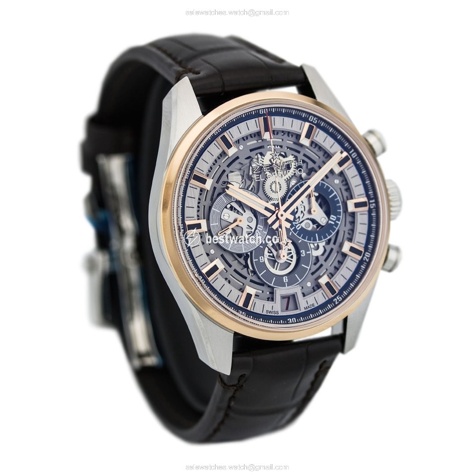Zenith El Primero Chronomaster Mens watch Unisex Automatic Gold Steel 51.2081.400 78.C810 3
