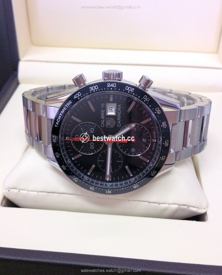 IMG_9086 TAG Heuer Carrera Calibre 16 Mens watch Unisex Automatic Steel CV201AK 3