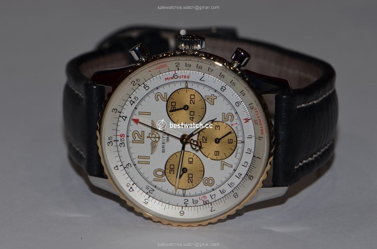IMG_9086 Breitling Navitimer Mens watch Unisex Automatic Gold Steel D30022 3