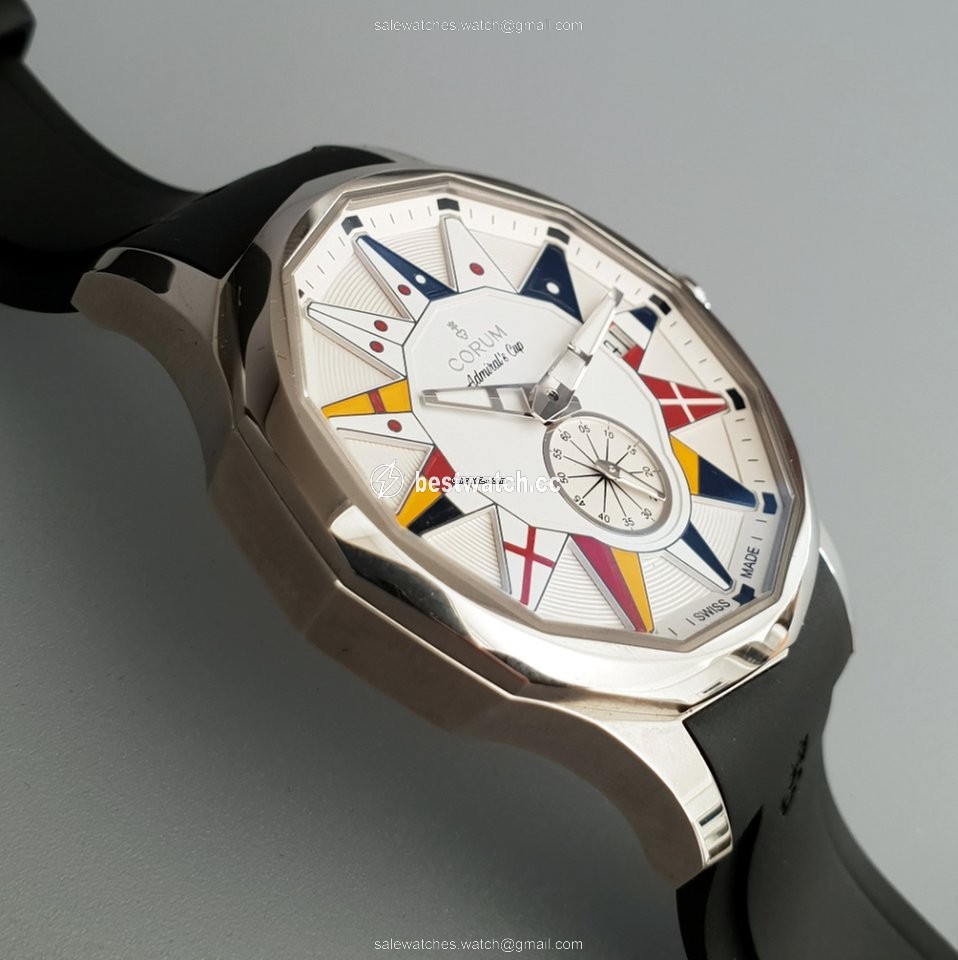 Corum Admirals Cup Legend 42 Mens watch Unisex Automatic Steel 395.101.20 F371.AA12 3