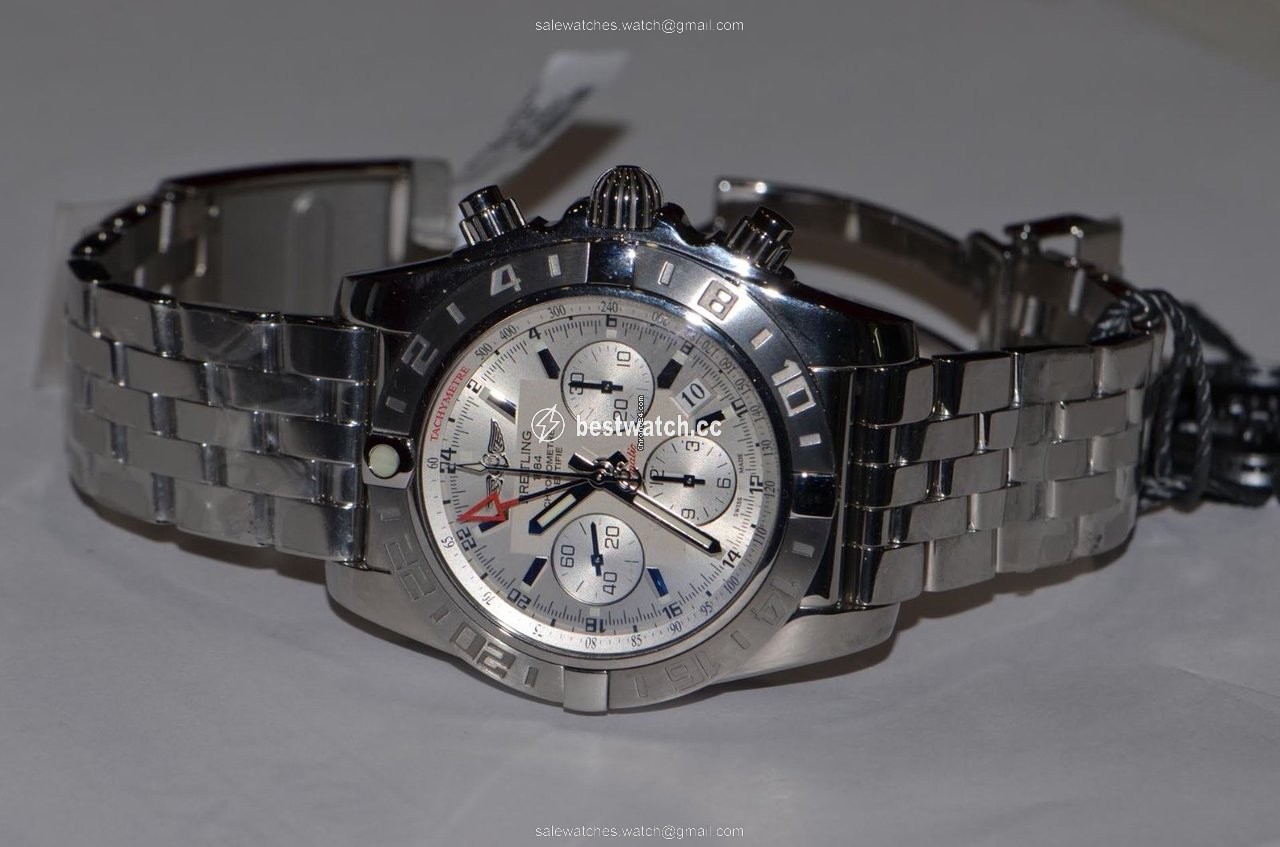 IMG_9086 Breitling Chronomat 44 GMT Mens watch Unisex Automatic Steel AB042011 3
