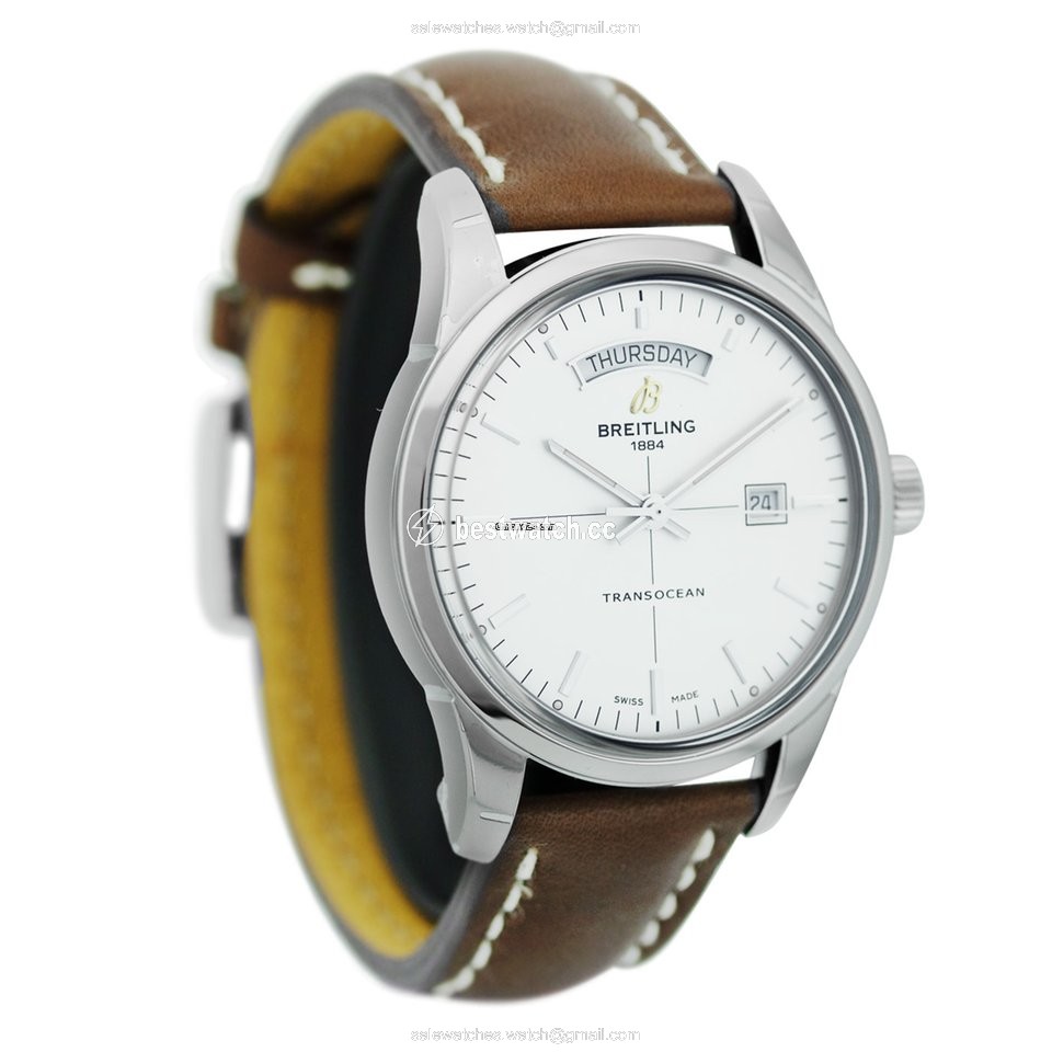 IMG_9086 Breitling Transocean Day & Date Mens watch Unisex Automatic Steel A4531012.G751.437X.A20BA.1 3