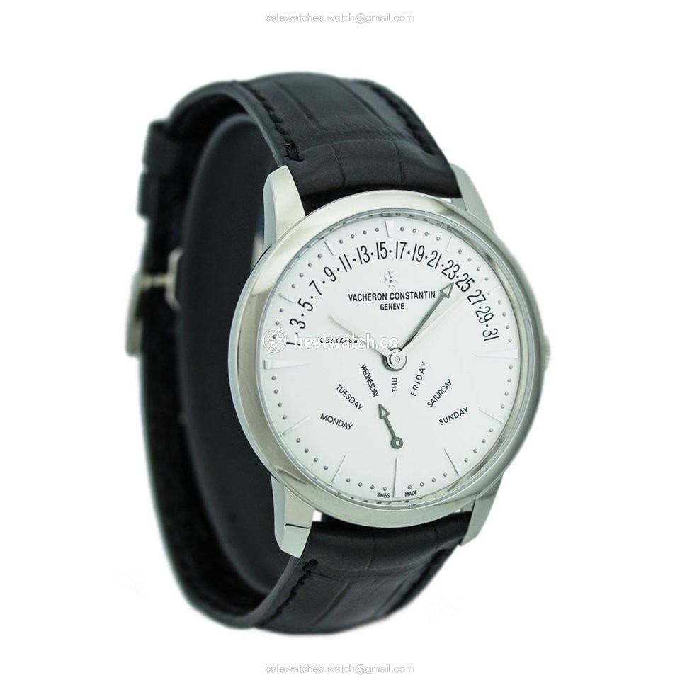 IMG_9086 Vacheron Constantin Patrimony Mens watch Unisex Automatic White gold 4000U 000G-B112 3