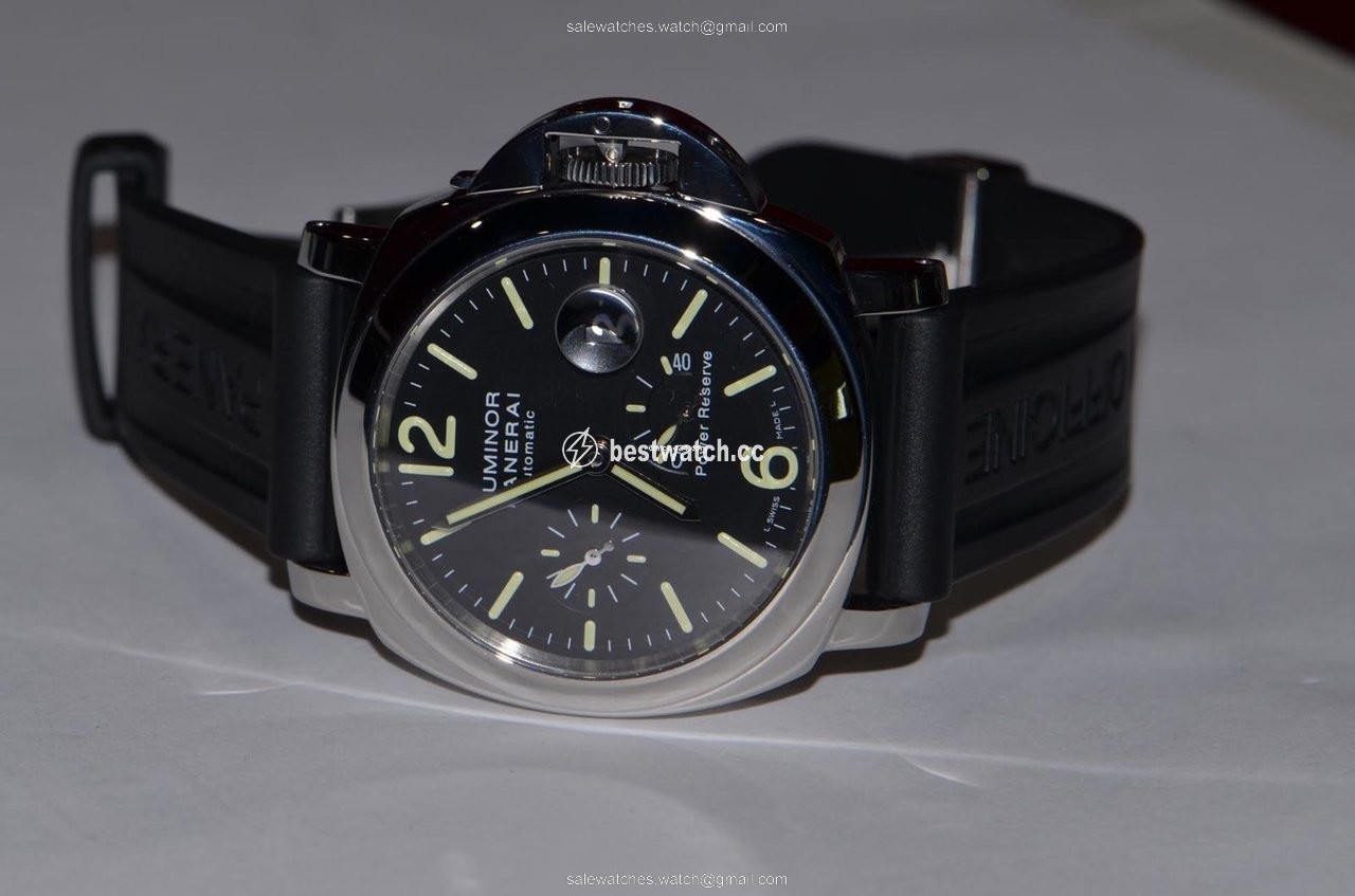 IMG_9086 Panerai Luminor Power Reserve Mens watch Unisex Automatic Steel PAM00090 3